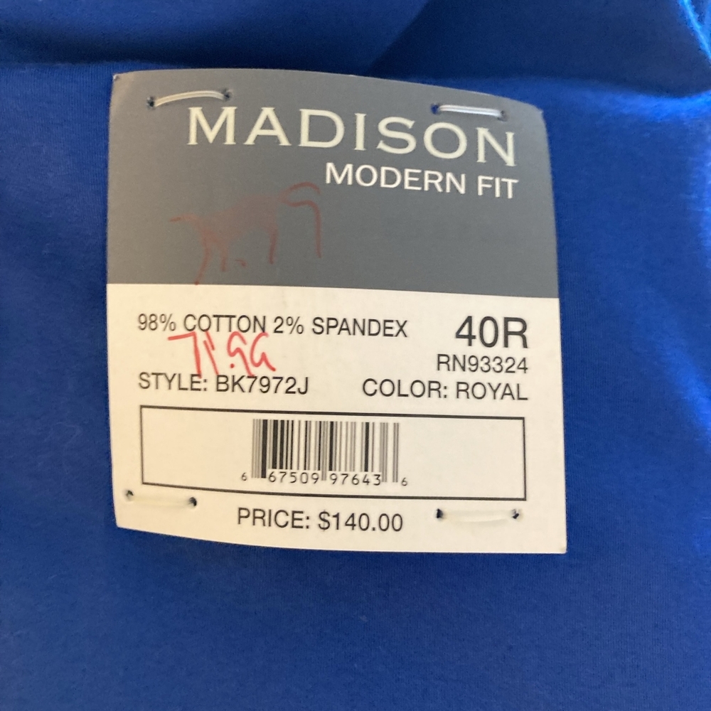 New Mens sportcoat